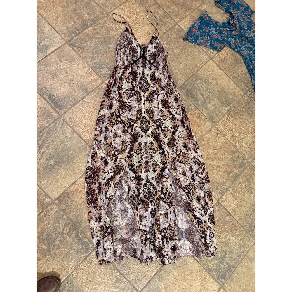 Angie 4pc Boho Dress Bundle Lot S/M Floral Maxi Mid Summer - Picture 5 of 12